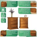 Ver imagem 5 de Kit 2 Mesa de Cabeceira Nathalia - 100% Madeira