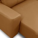 Ver mais imagens de Sofá Retrátil Reclinável para Sala 4 Lugares 290cm Angel L06 Couro Caramelo - Lyam Decor