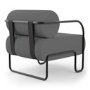 Ver imagem 7 de Kit 02 Poltronas Decorativas Orgânica Living Miska Linho Grafite - Desk Design