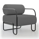 Ver imagem 5 de Kit 02 Poltronas Decorativas Orgânica Living Miska Linho Grafite - Desk Design