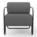 Ver imagem 6 de Kit 02 Poltronas Decorativas Orgânica Living Miska Linho Grafite - Desk Design