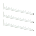 Ver imagem 2 de Kit Três Araras Rt Inclinadas 40cm Fixa de Parede Aço Resistente Alta Durabilidade Closets Lojas