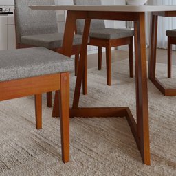 Conjunto para Sala de Jantar com 6 Cadeiras Dakota - 7