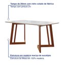 Ver imagem 6 de Conjunto para Sala de Jantar com 6 Cadeiras Dakota