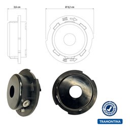 Kit Carretel Aparador de Grama Tramontina Tampa e Mola - 7