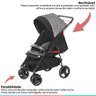 Carrinho Bebê Berço Passeio Até 15Kg Reversível Galzerano Cinza Preto Maranello II + Bebê Conforto C - 3