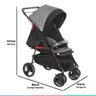 Carrinho Bebê Berço Passeio Até 15Kg Reversível Galzerano Cinza Preto Maranello II + Bebê Conforto C - 8