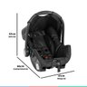 Carrinho Bebê Berço Passeio Até 15Kg Reversível Galzerano Cinza Preto Maranello II + Bebê Conforto C - 9