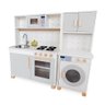 Kit Cozinha Infantil e Máquina de Lavar Infantil Eita Casa Perfeita Cinza - 1