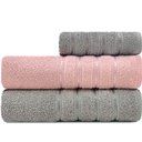 Ver imagem 1 de Jogo De Toalhas 3 peças Banho + Rosto 100% Algodão Barra Aveludada Monari Appel