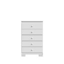 Ver imagem 2 de Cômoda Bebê Infantl Baby Confort Cor Flex 5 Gavetas Branco Tx