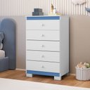 Ver imagem 4 de Cômoda Bebê Infantl Baby Confort Cor Flex 5 Gavetas Branco Tx