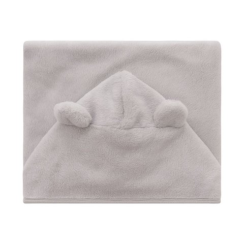Toalha de Banho Bebê Super Seca 70 Cm X 90 Cm Baby Joy: Cinza