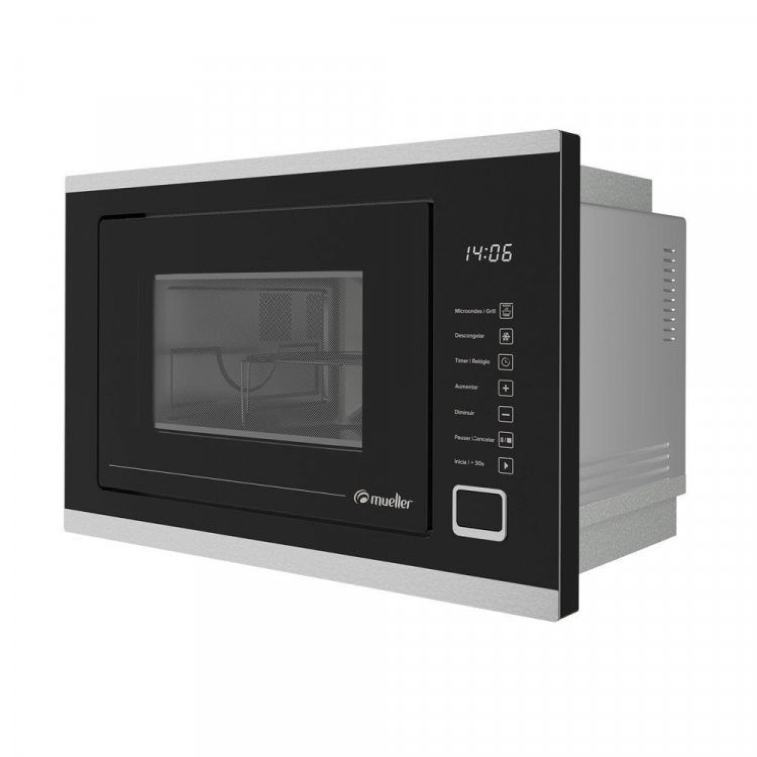 Conjunto Micro-ondas de Embutir 25l e Forno Elétrico Digital de Embutir 68l Mueller - 16