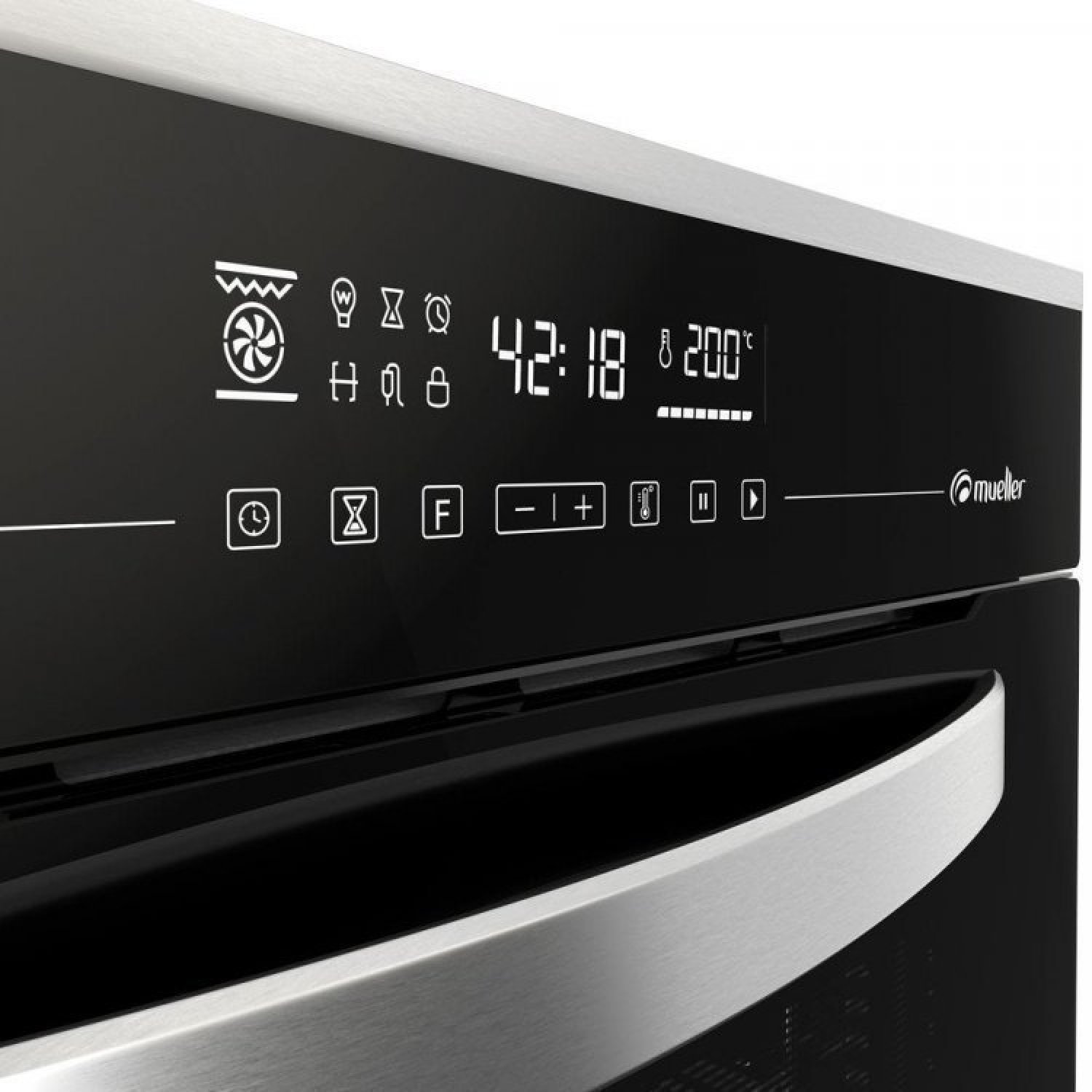 Conjunto Micro-ondas de Embutir 25l e Forno Elétrico Digital de Embutir 68l Mueller - 3