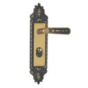 Ver imagem 1 de Fechadura Externa Espelho Aço 40mm MGM Colonial Bronze Latonado