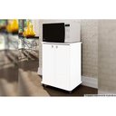 Ver imagem 5 de Balcão Multiuso Cozinha ASM155 c/ 2 Portas Branco - Movelbento