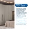 Guarda-roupa Modulado de Canto 2 Portas Elegance - 10