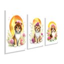 Ver imagem 1 de Kit Quadros Decorativos Infantil Animais Abstrato Kit130