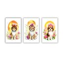 Ver imagem 2 de Kit Quadros Decorativos Infantil Animais Abstrato Kit130