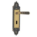 Ver imagem 1 de Fechadura Interna Espelho Aço 40mm MGM Colonial Bronze Latonado
