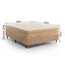Ver imagem 4 de Kit Conjunto Colchão Viúva Valência Molas Ensacadas Individualmente + Box Blindado 128x61x188