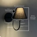 Ver imagem 3 de Arandela Luminaria de Parede Clássico Curvada Decoração Iluminação Casa Sala e Quarto Escritório