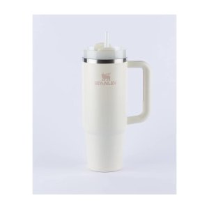 Copo com Canudo Stanley Quencher 2.0 Branco Cream 887ML