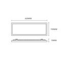 Ver imagem 5 de Painel de Led Pix Retangular Embutir 20W 15X62cm Slim Bivolt 4000K Neutro Suave