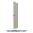 Ver imagem 2 de Kit Porta Módulo Canto Reto 180cm Frame Yescasa