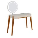 Ver imagem 7 de Penteadeira Jazz Espelho Jateado Led Off White da Imcal 