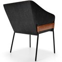 Ver imagem 7 de Kit 3 Cadeiras para Sala de Jantar Estar Living Olívia L02 Couríssimo Camel Preto - Lyam Decor