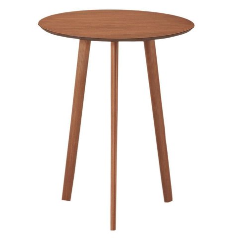 Mesa de Jantar Bistrô Pulsare Redonda Madeira Eucalipto Cedro Ozki