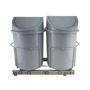 Ver imagem 3 de Lixeira Ecológica Deslizante de Base Inox 24 Litros 3318 Jomer