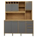 Ver imagem 2 de Armário de Cozinha 6 Portas 3 Gavetas Agata