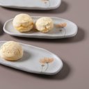 Ver imagem 6 de Conjunto com 4 Travessas Oval Rasa Mini Orgânico Campestre 16,5x8cm