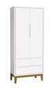 Ver imagem 4 de Jogo de Quarto para Bebê Completo 2 Portas Classic New Branco Fosco com Madeira - MoveisAqui