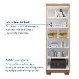 Armário Multiuso 2 Portas com Chave e 5 Prateleiras Asteca   - 7