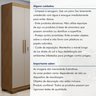 Armário Multiuso 2 Portas com Chave e 5 Prateleiras Asteca   - 12