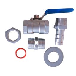 Válvula Esfera Inox Completa - 3/4 - 3