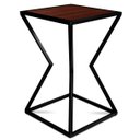 Ver imagem 6 de Mesa de Canto Lateral Alta Quadrada para Sala Austria - Preta Villandry