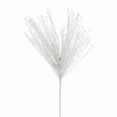 Ver imagem 1 de Galhos Decorativos com Folhas e Glitter Branco 30cm | Natal Encantado Formosinha