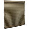 Persiana Horizontal Pvc 50mm Bege 80 (L) X 160 (A) cm C/ Bandô 0,80 x 1,60 m Tipo Madeira Luxo - 1