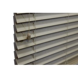 Persiana Horizontal Pvc 50mm Bege 80 (L) X 160 (A) cm C/ Bandô 0,80 x 1,60 m Tipo Madeira Luxo - 3