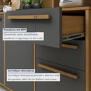 Ver imagem 7 de Armário para Cozinha 13 Portas 2 Gavetas Agata