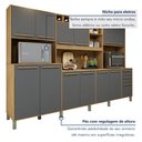 Ver imagem 6 de Armário para Cozinha 13 Portas 2 Gavetas Agata