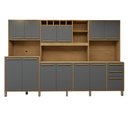 Ver imagem 3 de Armário para Cozinha 13 Portas 2 Gavetas Agata