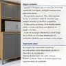 Armário para Cozinha 13 Portas 2 Gavetas Agata - 13