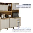 Ver imagem 4 de Armário para Cozinha 13 Portas 2 Gavetas Agata