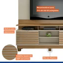 Ver imagem 6 de Estante para TV e Home Theater até 60 Polegadas MDF 182CMX200CM Texas Bege